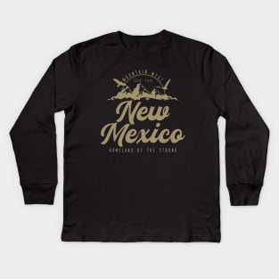 USA, Mountain states, New Mexico Gold classic Kids Long Sleeve T-Shirt